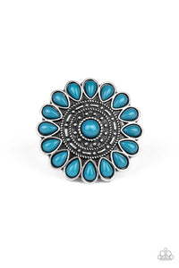 Posy Paradise - Blue Paparazzi Accessories