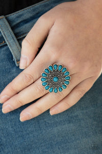 Posy Paradise - Blue Paparazzi Accessories