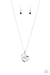 Mom Moments- Black Necklace Paparazzi Accessories