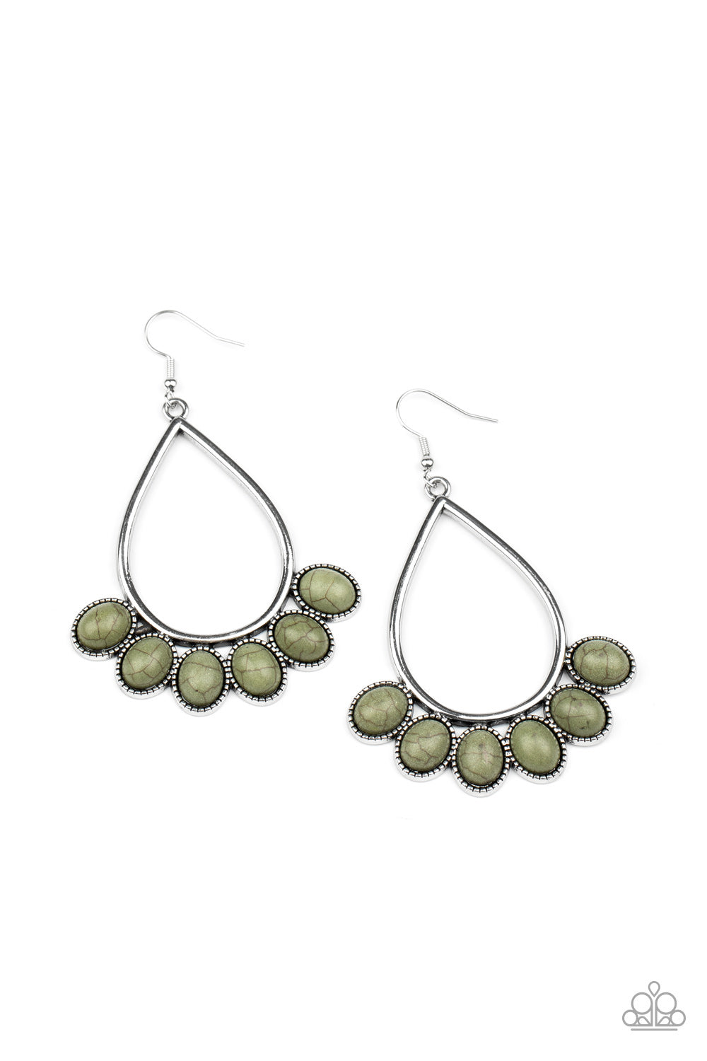Stone Sky - Green Paparazzi Accessories