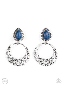 Paparazzi Accessories - Exotic Escape - Blue Clip On