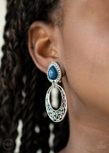 Load image into Gallery viewer, Paparazzi Accessories - Exotic Escape - Blue Clip On
