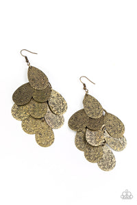 Hibiscus Harmony - Brass Paparazzi Accessories