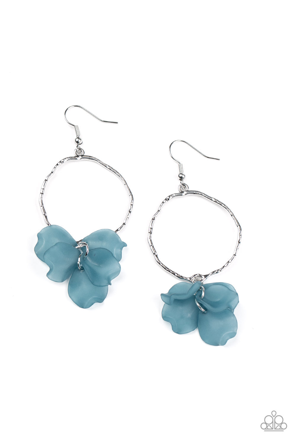 Paparazzi Accessories - Petals On The Floor - Blue Earrings