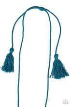 Load image into Gallery viewer, Between You and MACRAME - Blue Paparazzi Accessories
