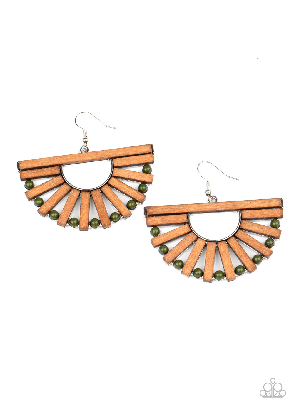 Wooden Wonderland - Green Paparazzi Accessories
