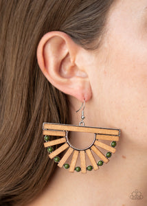Wooden Wonderland - Green Paparazzi Accessories