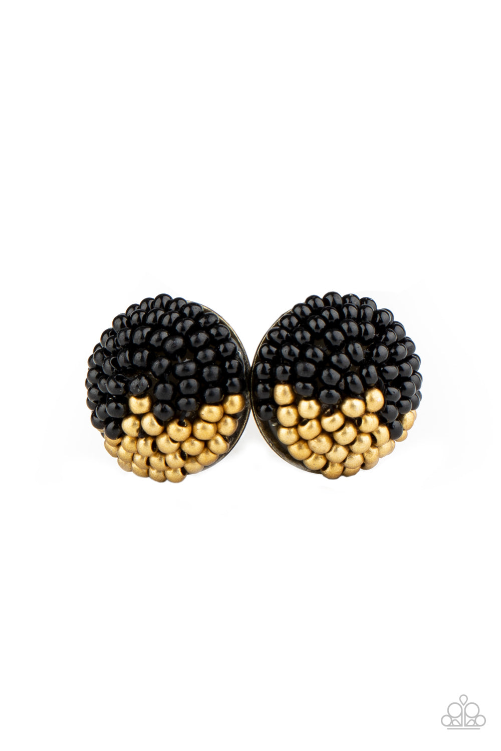 As Happy As Can BEAD - Black Paparazzi Accessories