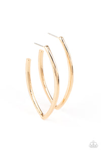 Point-Blank Beautiful - Gold Paparazzi Accessories