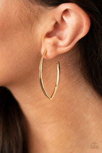 Point-Blank Beautiful - Gold Paparazzi Accessories