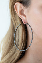 Load image into Gallery viewer, Pump Up The Volume - Black Earrings Paparazzi Accessories
