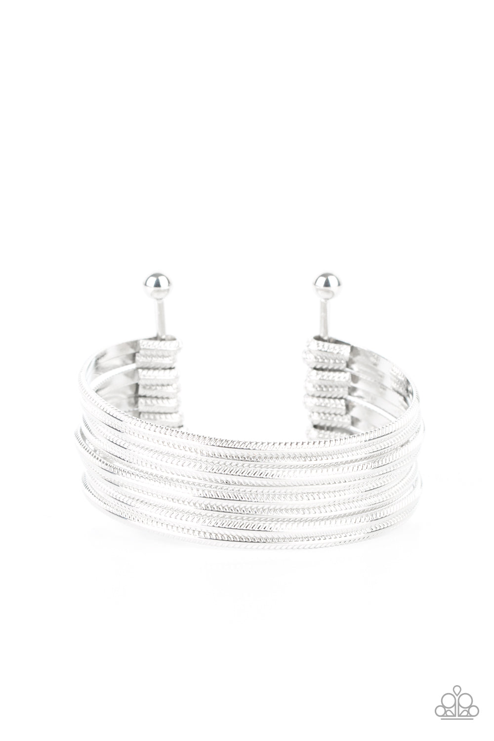 Paparazzi Accessories - Now Watch Me Stack - Silver