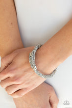 Load image into Gallery viewer, Roll Out The Glitz - Silver Paparazzi Accessories
