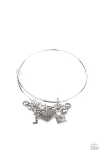 Here Comes Cupid - Silver Paparazzi Accessories