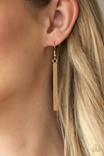 Load image into Gallery viewer, Paparazzi Accessories - Glamorously Glaring - Gold Necklace
