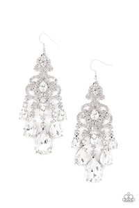 Queen Of All Things Sparkly - White Paparazzi Accessories