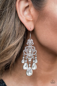 Queen Of All Things Sparkly - White Paparazzi Accessories