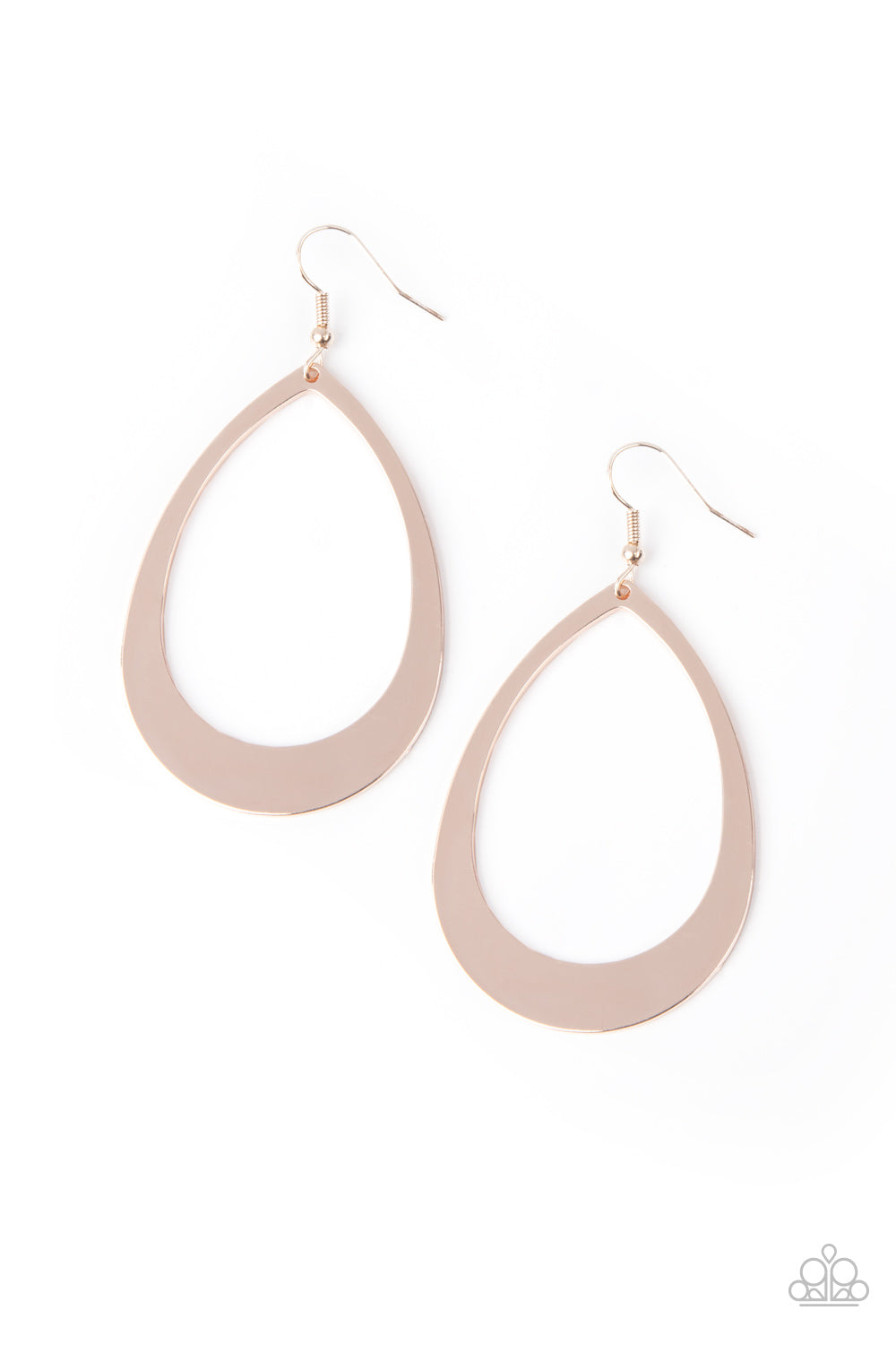 Paparazzi Accessories - Fierce Fundamentals - Rose Gold Earrings
