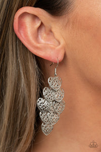 Paparazzi Accessories - Shimmery Soulmates - Silver Earrings