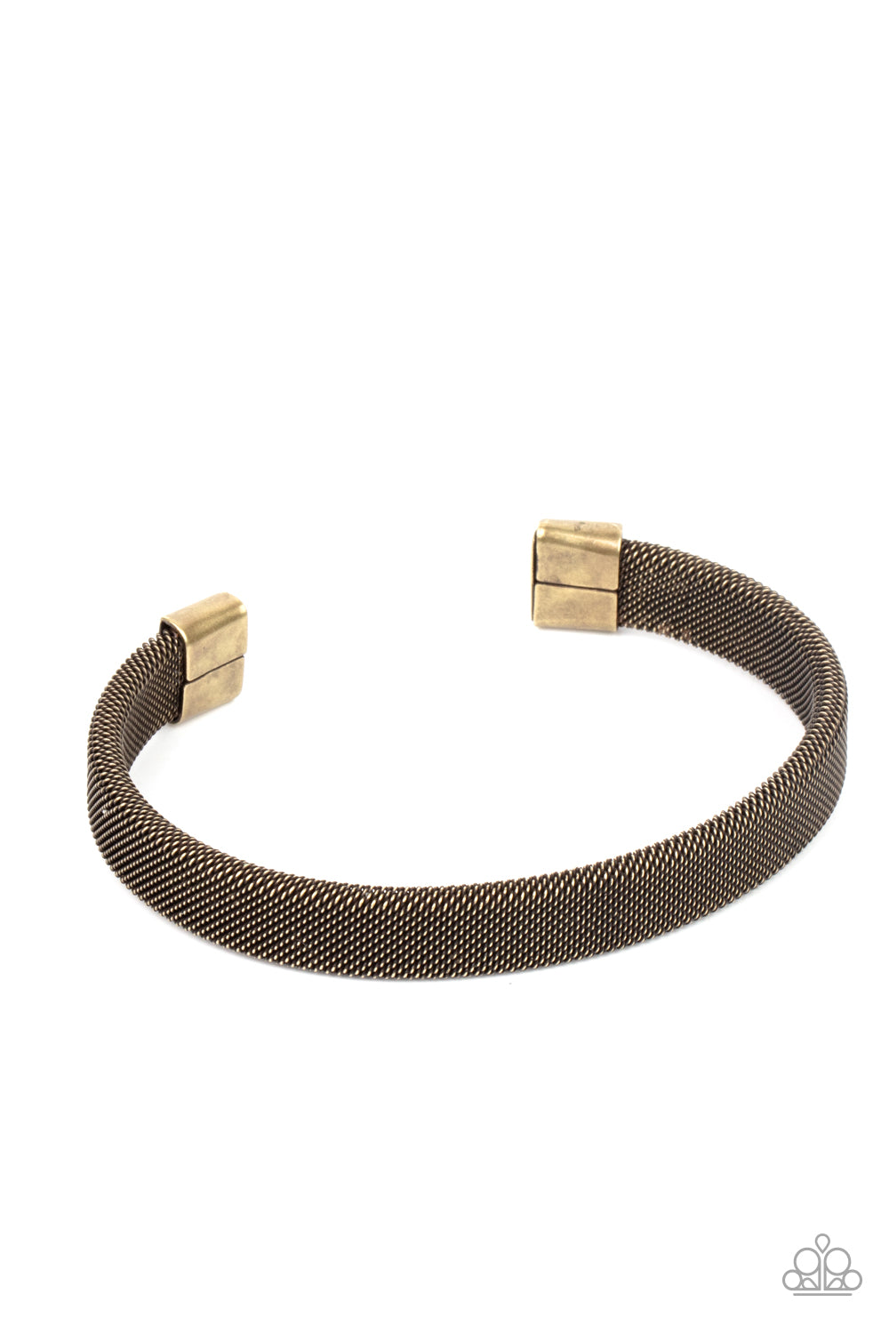 Quit MESHing around - Brass Paparazzi Accessories