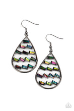 Load image into Gallery viewer, Paparazzi Accessories - Glitzy Grit - Silver Earrings
