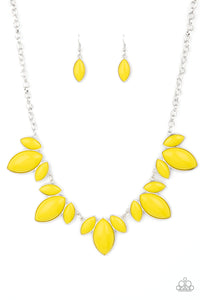 Viva La Vacation - Yellow Necklace Paparazzi Accessories