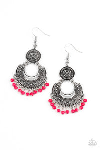 Paparazzi Accessories - Yes I CANCUN - Pink Earrings