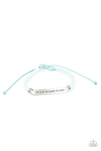 Load image into Gallery viewer, To Live, To Learn, To Love - Blue Paparazzi Accessories
