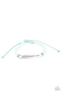 To Live, To Learn, To Love - Blue Paparazzi Accessories