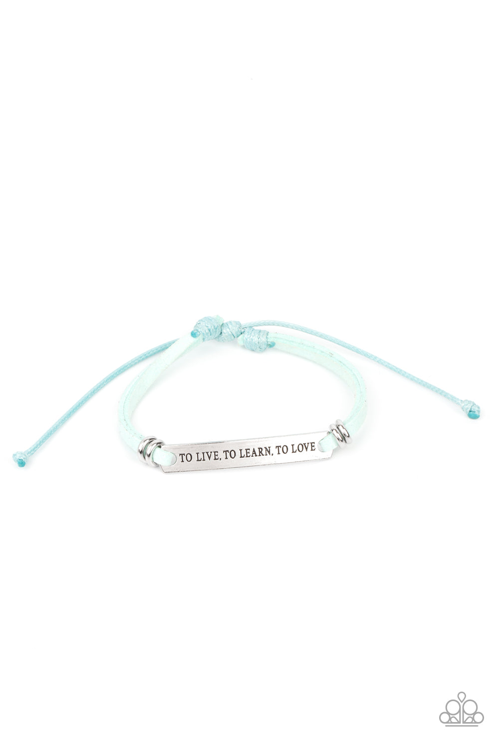 To Live, To Learn, To Love - Blue Paparazzi Accessories