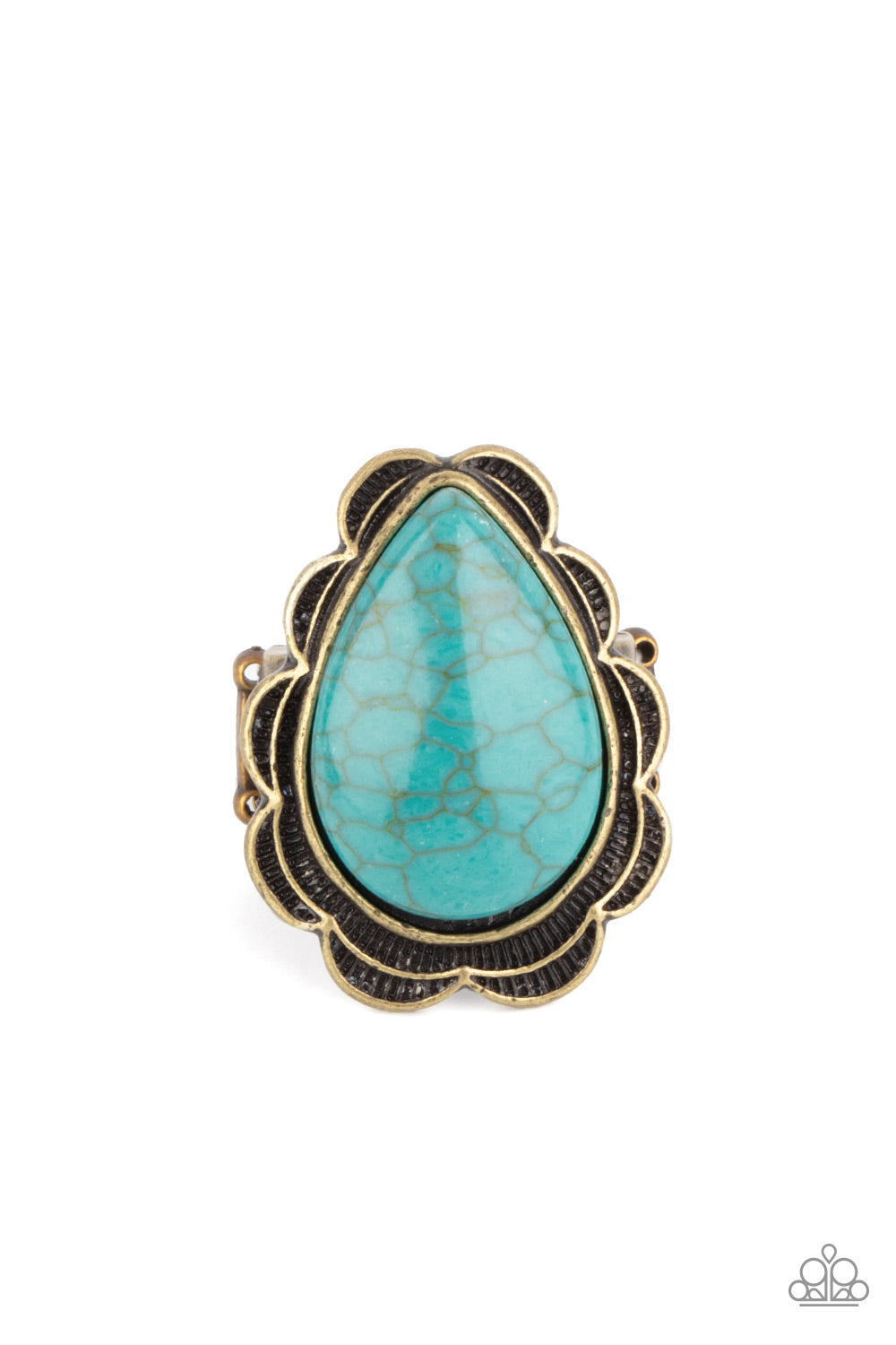 Paparazzi Accessories - BADLANDS Romance - Brass Ring