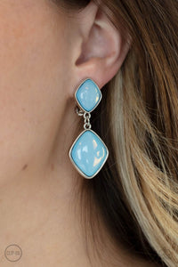 Paparazzi Accessories - Double Dipping Diamonds - Blue