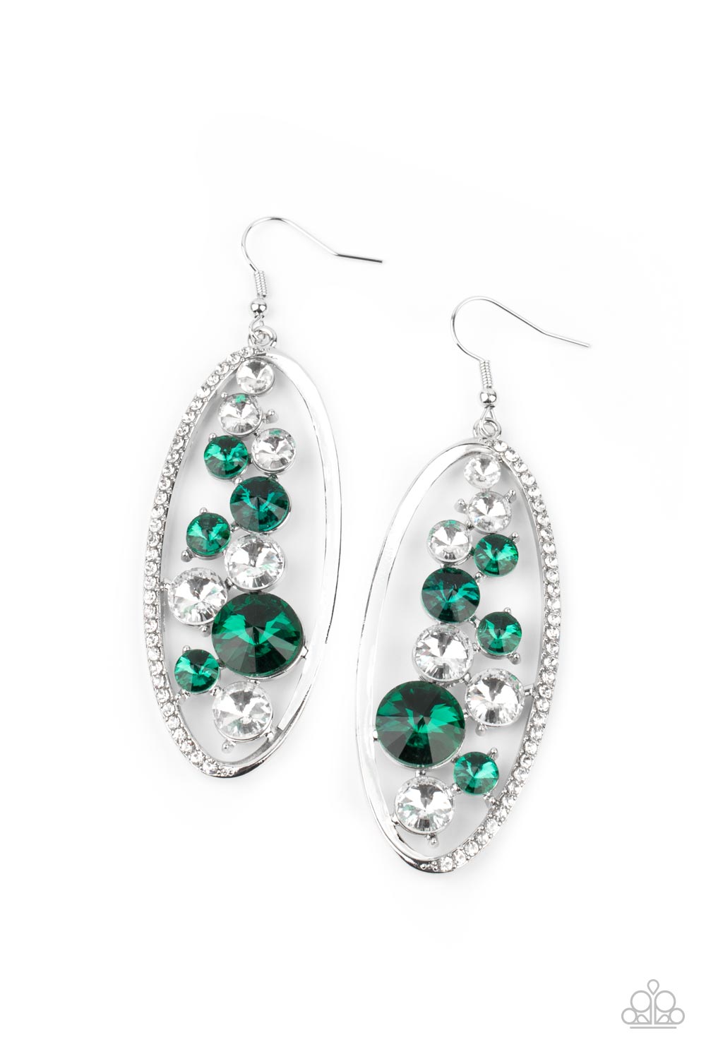 Rock Candy Bubbly - Green Paparazzi Accessories