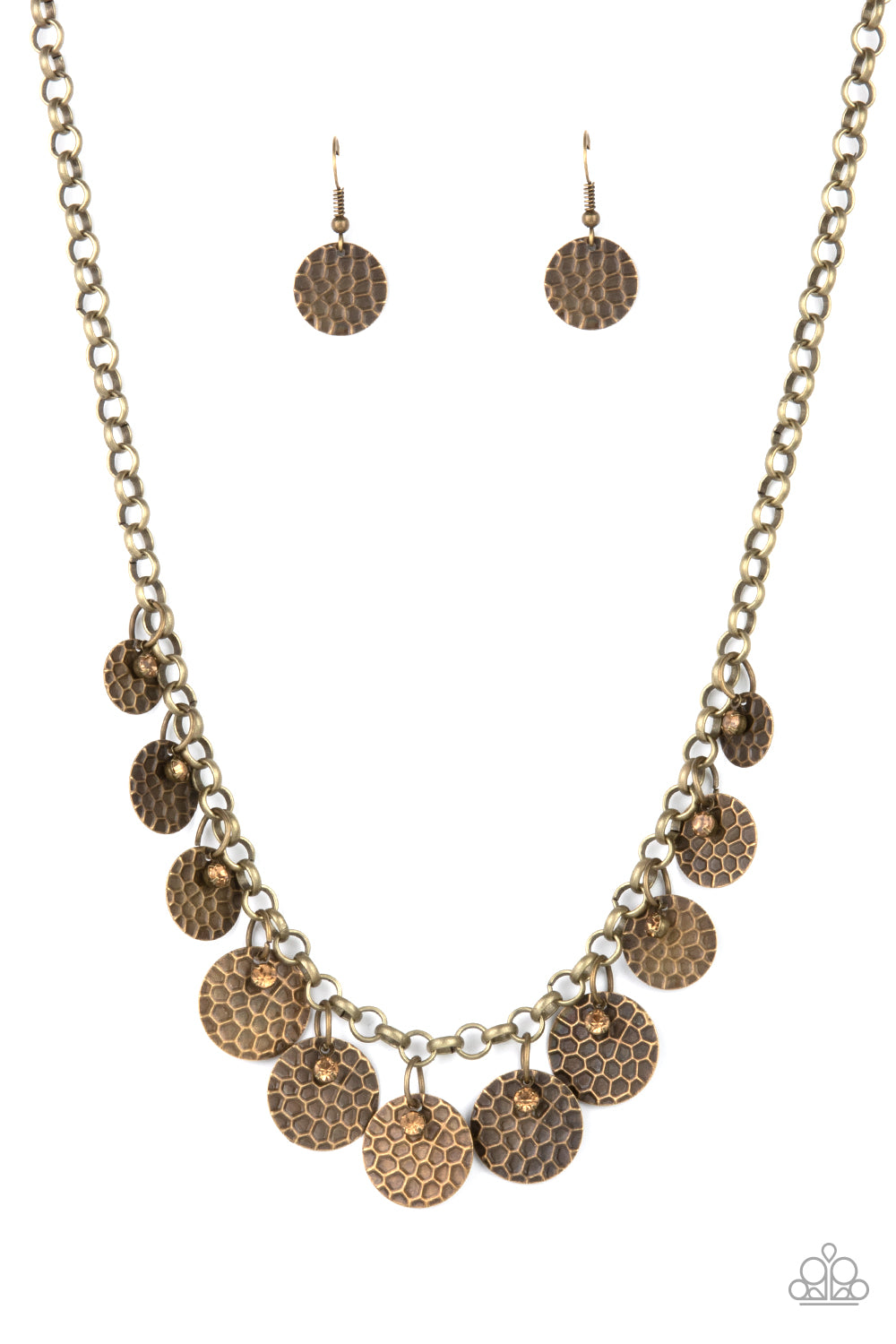 Paparazzi Accessories - Delightfully Dappled - Brass