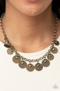 Paparazzi Accessories - Delightfully Dappled - Brass