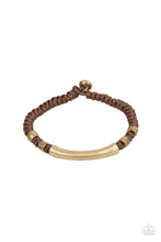 Load image into Gallery viewer, Paparazzi Accessories - Grounded in Grit - Brown bracelet
