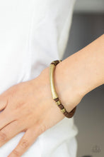 Load image into Gallery viewer, Paparazzi Accessories - Grounded in Grit - Brown bracelet
