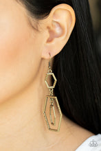Load image into Gallery viewer, Geometric Maven - Brass Paparazzi Accessories
