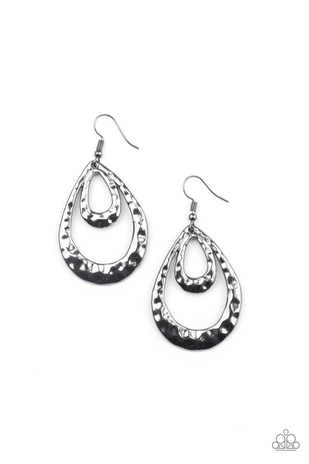 Paparazzi Accessories - Museum Muse - Black Earrings