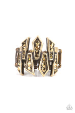 Load image into Gallery viewer, Juxtaposed Jewels - Brass Paparazzi Accessories
