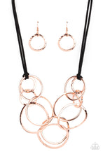 Load image into Gallery viewer, Spiraling Out of COUTURE - Copper Paparazzi Accessories
