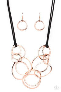 Spiraling Out of COUTURE - Copper Paparazzi Accessories