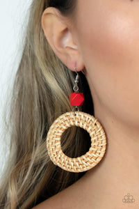 Wildly Wicker - Red Paparazzi Accessories