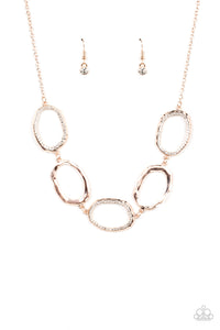 Gritty Go-Getter - Rose Gold Paparazzi Accessories