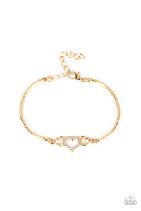 Cupids Confessions - Gold Paparazzi Accessories