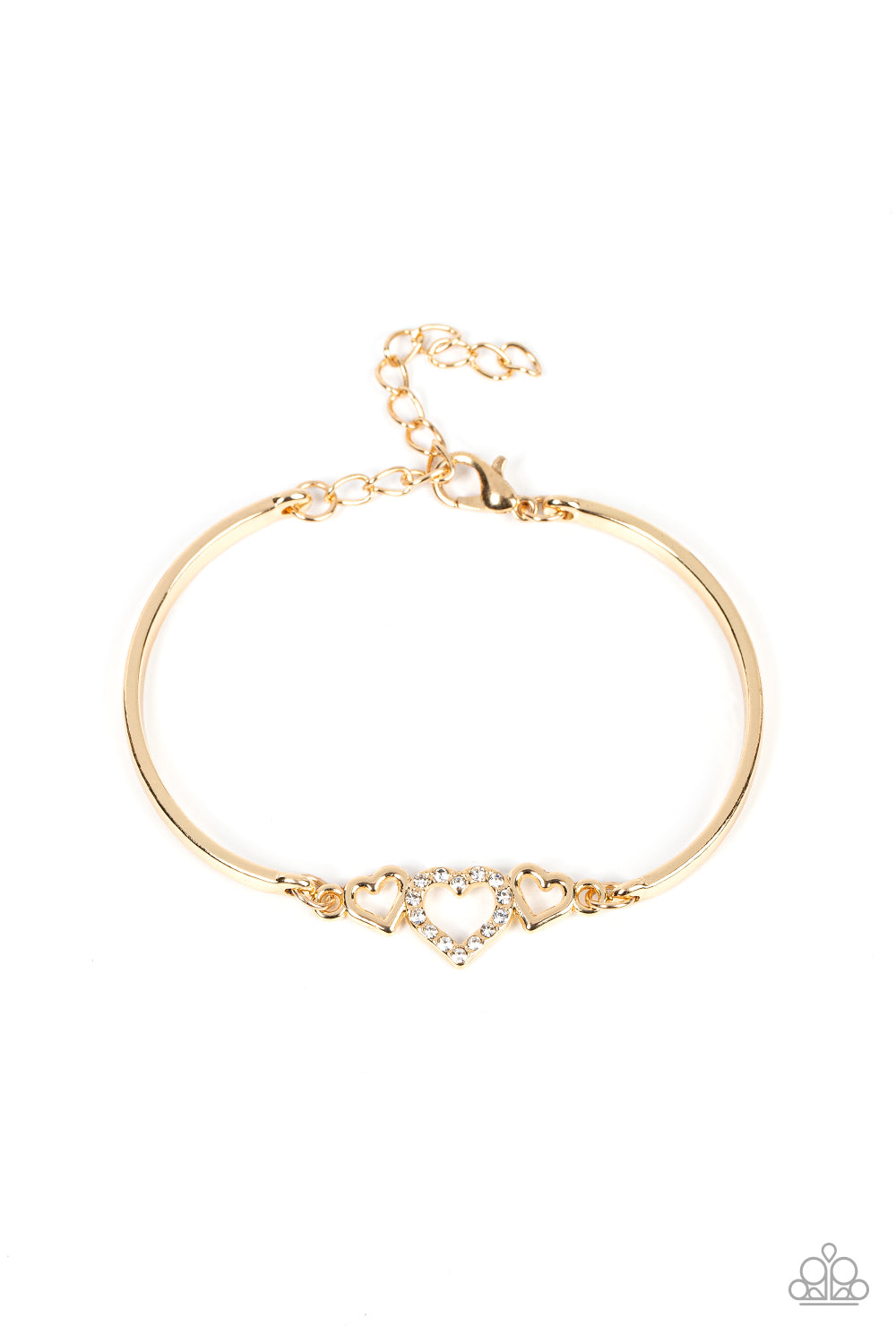 Cupids Confessions - Gold Paparazzi Accessories