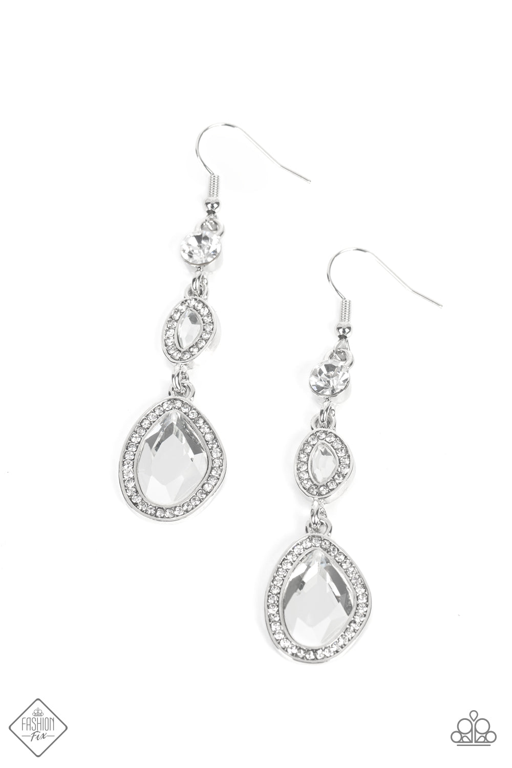 Dripping Self-Confidence - White Paparazzi Accessories