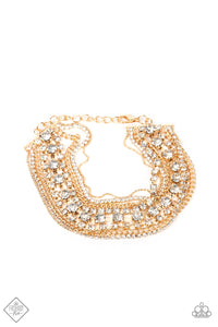Interstellar Interlude - Gold Paparazzi Accessories