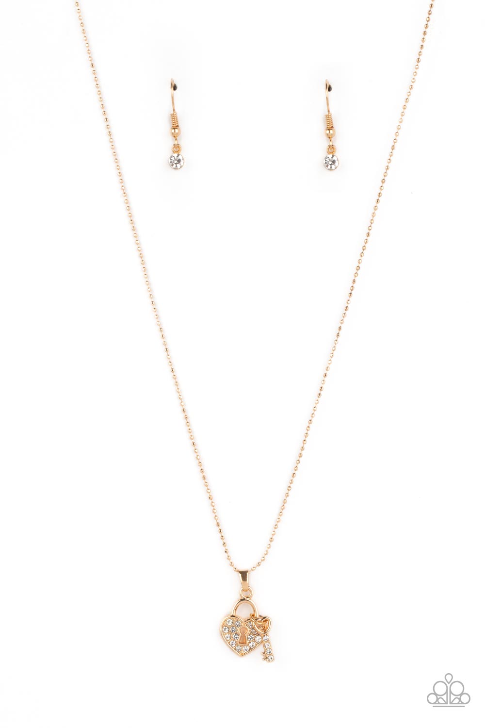 You Hold My Heart - Gold Paparazzi Accessories