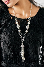 Load image into Gallery viewer, Paparazzi Accessories - Designated Diva White Necklace Set
